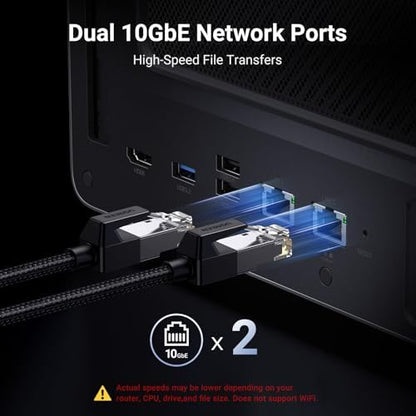 UGREEN NAS DXP6800 Pro 6-bay network attached storage server for small business file sharing and data backup.