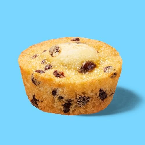 Entenmann's chocolate chip muffin multipack with 20 individual 1.5 oz mini muffins featuring real chocolate chips in a 30 oz pack.