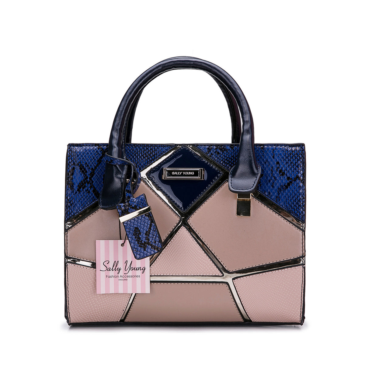 Large-capacity BACKUPMYFILESNOW® fashion tote bag for ladies, showing spacious design and stylish black exterior.