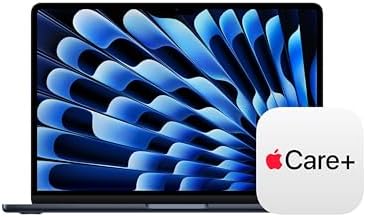 Apple MacBook Air 13-inch laptop with M5 chip, Liquid Retina display, Midnight color, 16GB memory, 1TB SSD, Touch ID, Wi-Fi 7