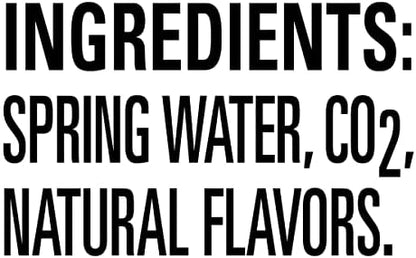 Poland Spring Sparkling Water bottles with Pomegranate Lemonade flavor, 16.9 oz, pack of 8, featuring colorful fruit label design