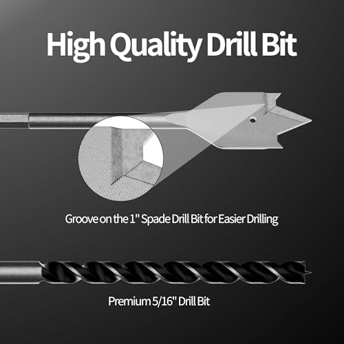 EAZUSE Starlink cable routing kit with wall pass through grommet, wire clips, cable ties, and drill bits for Starlink Gen 2/3 dishes