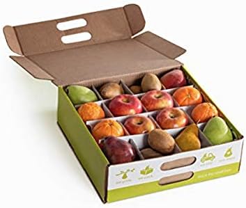 Fresh fruit box from A Gift Inside with apples, pears, citrus, and seasonal fruit in a colorful gift basket.