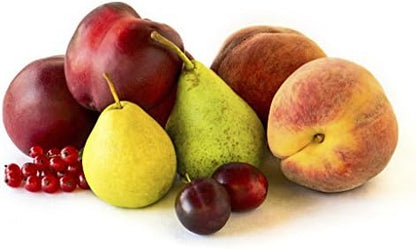 Fresh seasonal fruit bundle from FARMER'S MARKET featuring four varieties of fresh, colorful and ripe fruits.