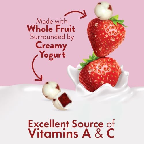 Welch's Fruit 'n Yogurt Variety Pack of fruit yogurt snacks, 0.7 oz, 40 count, with colorful fruit and yogurt images.