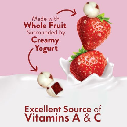 Welch's Fruit 'n Yogurt Variety Pack of fruit yogurt snacks, 0.7 oz, 40 count, with colorful fruit and yogurt images.