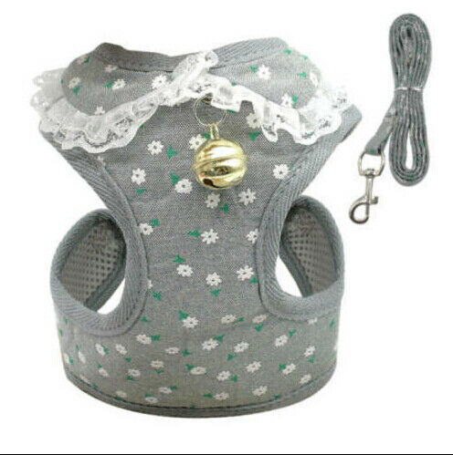 Cute breathable tank top style dog chest strap harness for pets
