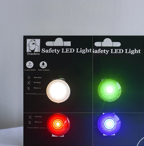 Dog anti-lost night light by My Store, glowing LED safety accessory for nighttime visibility