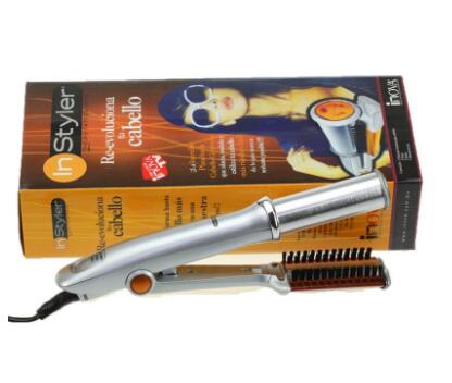 2-way rotating curling iron with ergonomic handle and ceramic barrel by My Store