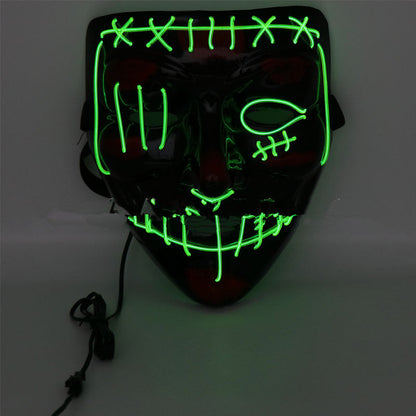 Halloween scary face hood by My Store with a frightening mask design covering the head and face