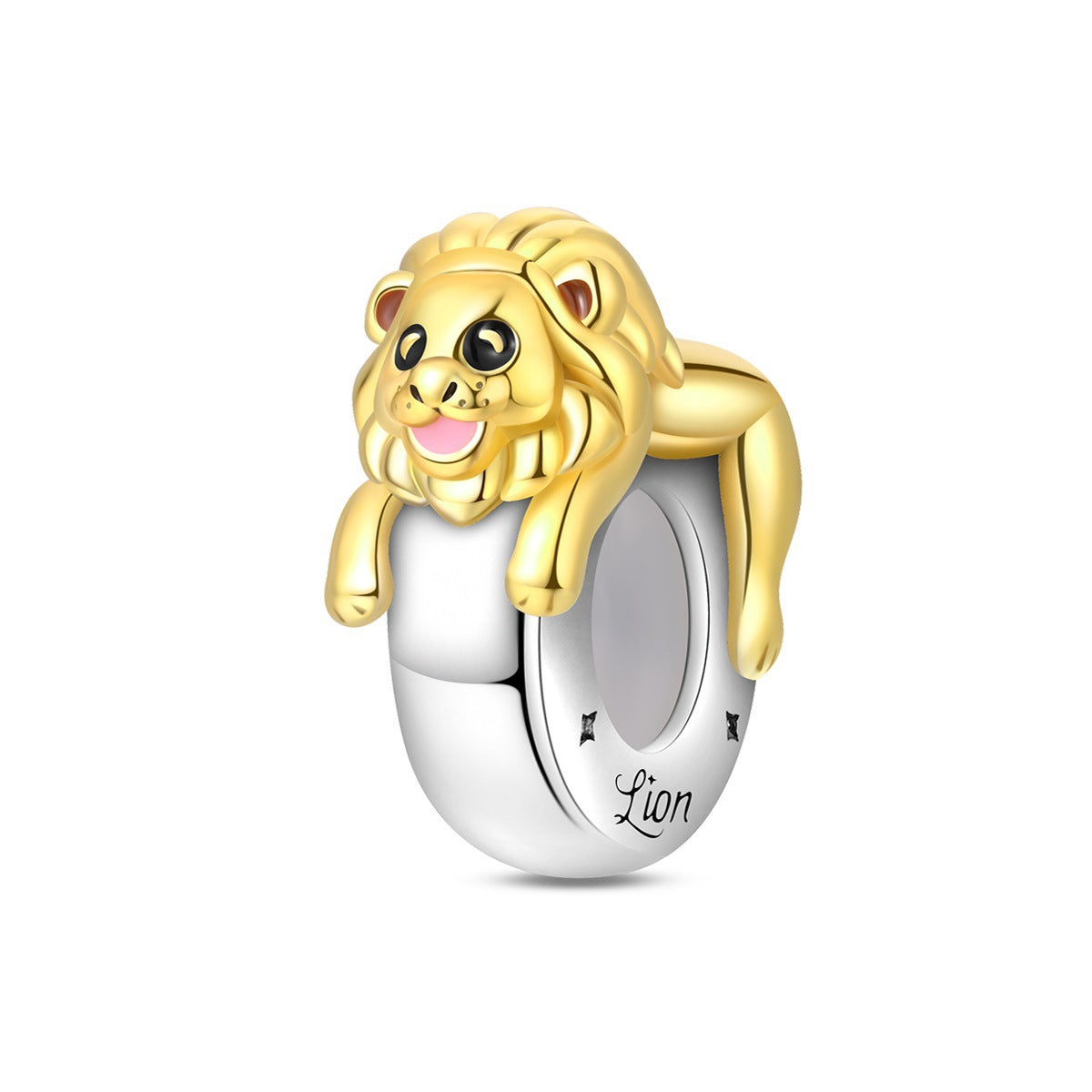 Lion spacer beads for DIY bracelet accessories