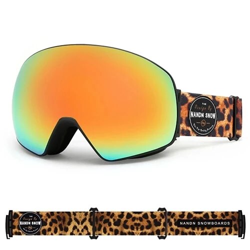 NANDN SNOW ATTITUDE NG8 ski goggles with sleek protective lens and adjustable strap