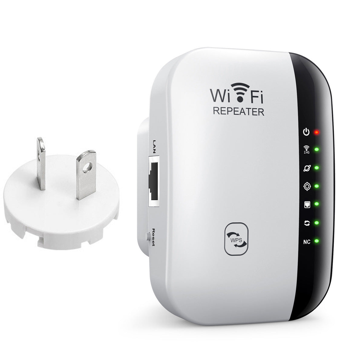 WiFi signal wireless network extender for enhanced router coverage, compact design by My Store