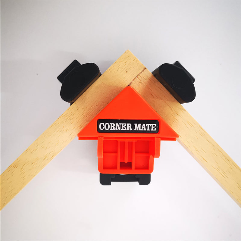 Woodworking right angle clip 90-degree holder in durable black plastic