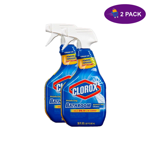 Clorox Bathroom Disinfecting Cleaner, Original, Spray Bottle, 30 Fluid Ounces