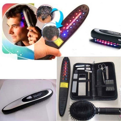 Laser hair loss therapy device for at-home scalp treatment setup
