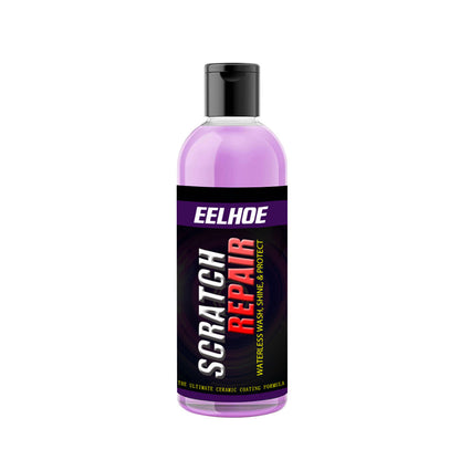 Car scratch repair agent liquid in a bottle for automotive paint touch-ups