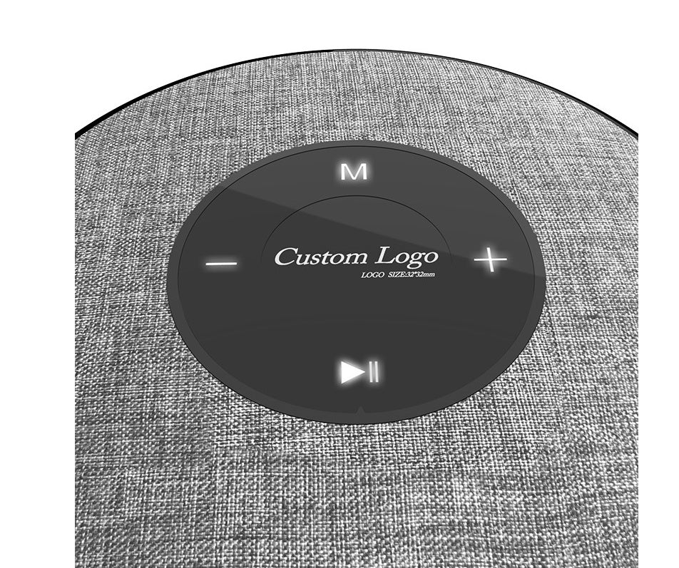Waterproof Bluetooth speaker by My Store in compact black design with visible control buttons