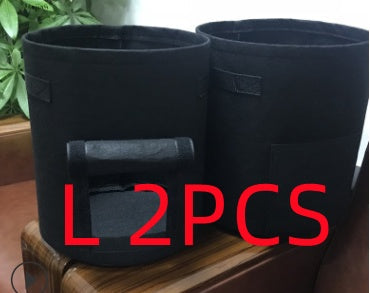 Breathable potato and tomato vegetable plant growth bag with sturdy handles
