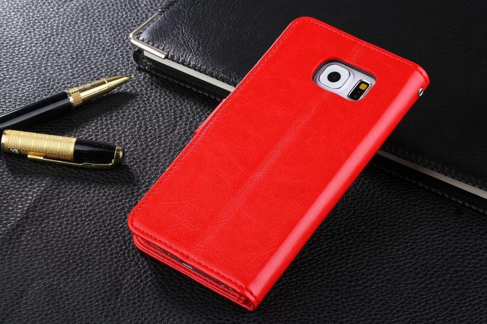Brown leather phone case with slim protective design and precise camera cutout