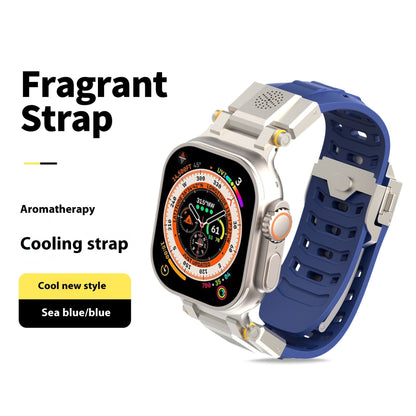 Metal aromatherapy watch band by My Store