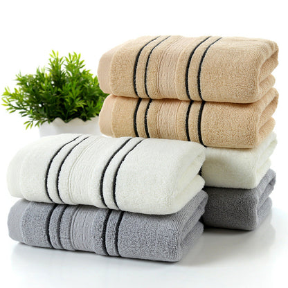 Pure cotton bath towel in a soft, absorbent household design