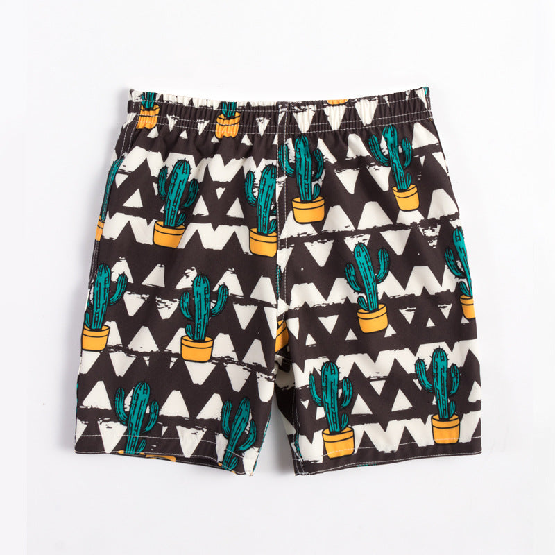 Children's beach shorts boxer swimming trunks in a colorful design from My Store