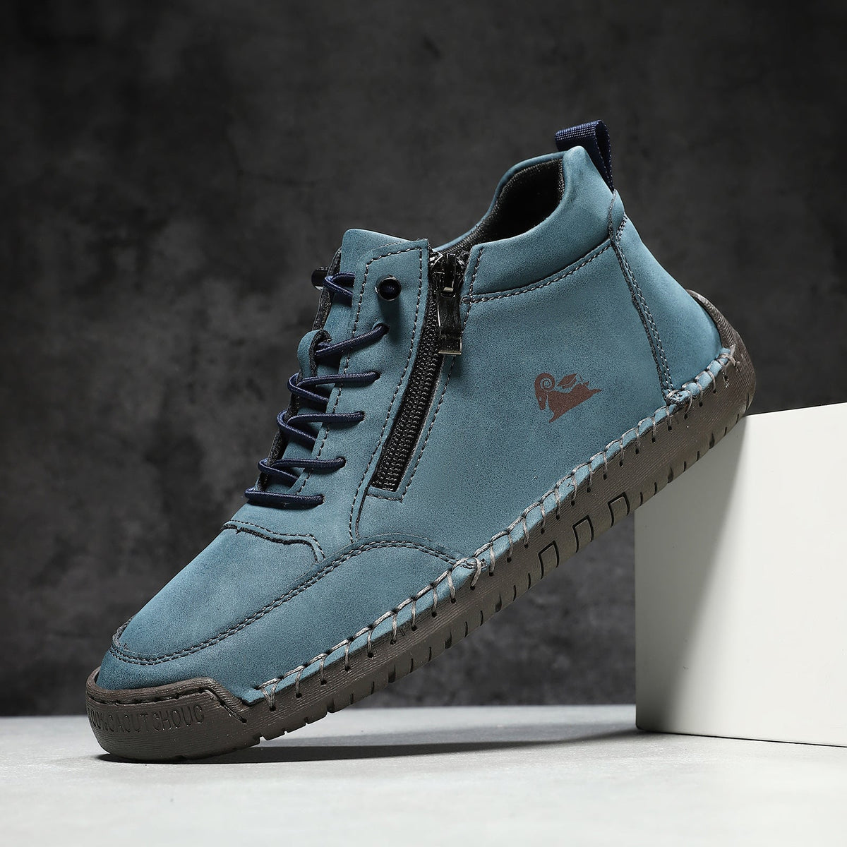 Hand-stitched women's soft-sole flat casual shoes by My Store