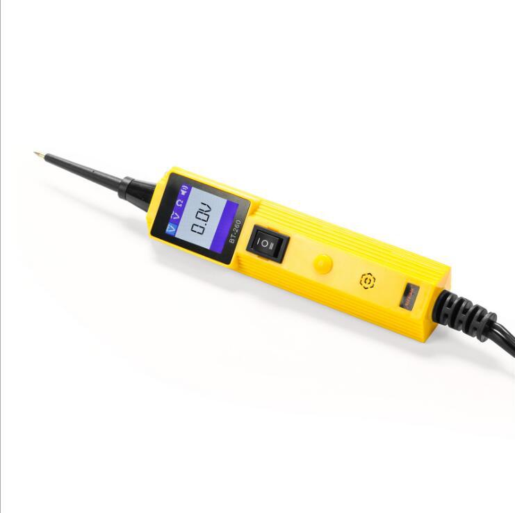 Auto circuit voltage fault detector maintenance tool, handheld electrical diagnostic tester with digital display