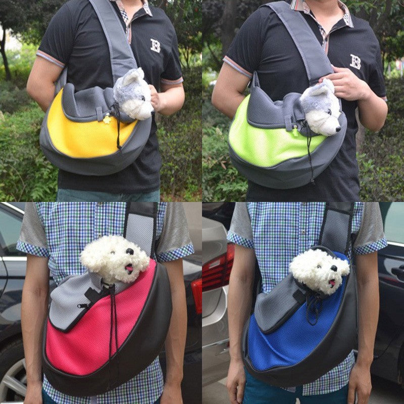 Pet backpack in a compact design for carrying small pets comfortably on the go