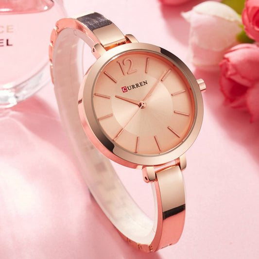 Women's waterproof casual fashion watch for ladies, sleek wristwatch design