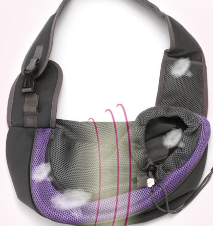 Pet backpack in durable design with adjustable straps and spacious compartment