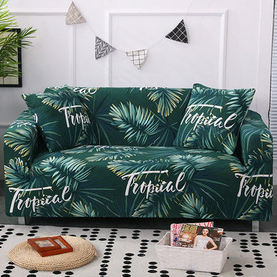 Printed sofa cushion cover with colorful pattern, soft fabric and fitted design for sofa seating