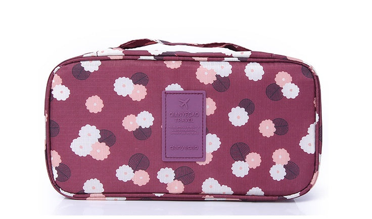 Travel underwear organizer by My Store, compact storage bag for organizing undergarments in luggage