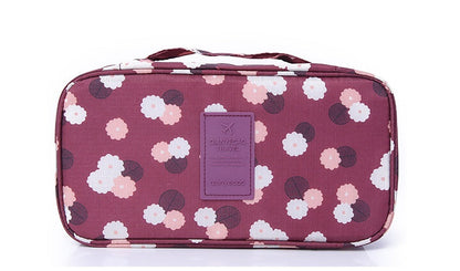 Travel underwear organizer by My Store, compact storage bag for organizing undergarments in luggage