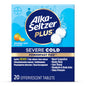 BackupMyFilesNow FIZZ ZEST+ severe cold relief effervescent tablets, 20 count, with citrus flavor and medicinal ingredients.
