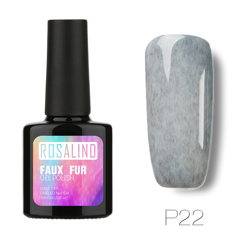 Nail rubber fur nail polish by My Store in a textured finish for nail art