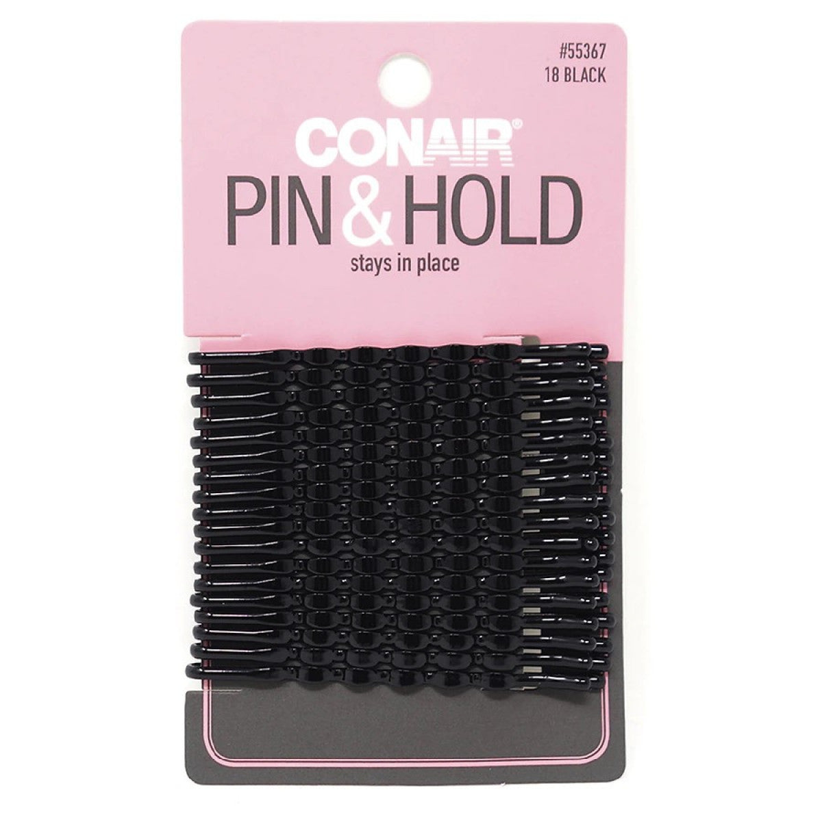 Conair Styling Essentials Bobby Pins, Firm Hold, Black