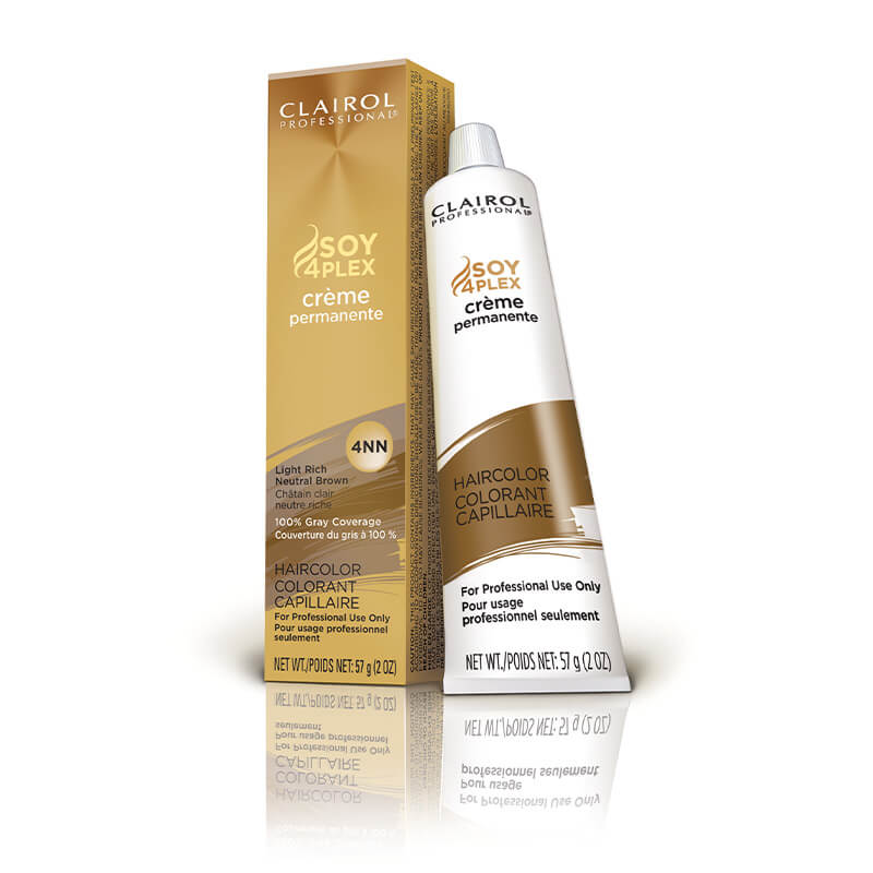 Clairol Crème Perm Professional Permanent Cr Me, 4nn Light Neut Brown, 2 Oz