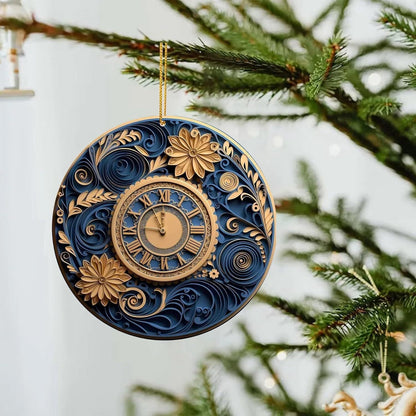Flat curly Christmas decorations by My Store in festive seasonal shapes