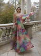 Ceylan Bcn Monaco long dress in elegant fabric, featuring a flowing silhouette and stylish design for formal occasions.