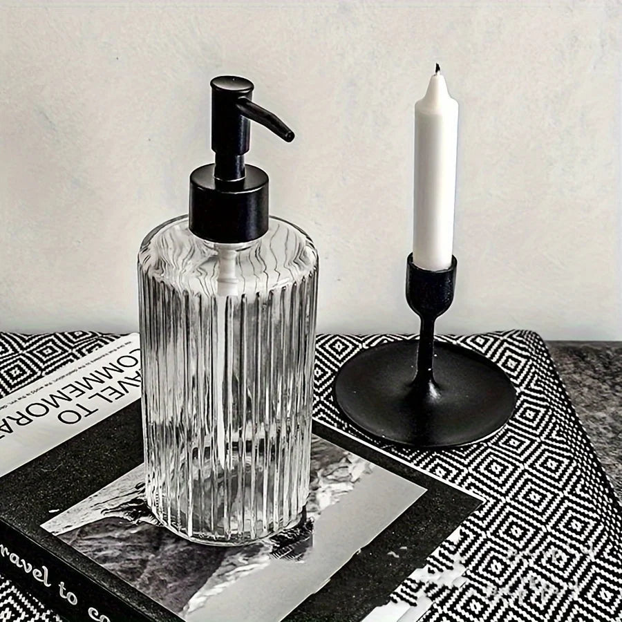 450ML INS Hand Sanitizer Container Bathroom Portable Glass Travel Liquid Soap Dispenser Shampoo Body Wash Dispenser Accessories - BACKUPMYFILESNOW