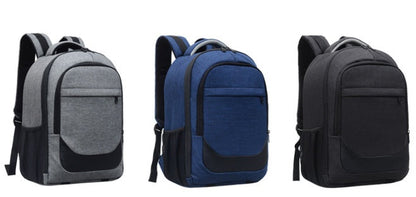 Custom waterproof camera laptop backpack with padded compartments and adjustable shoulder straps