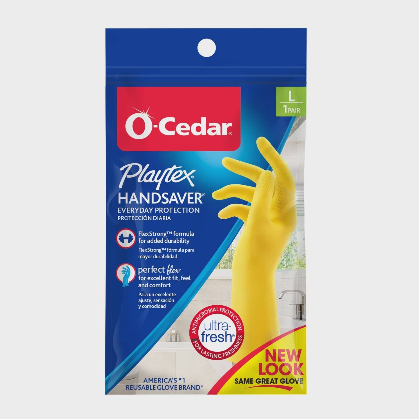 O-Cedar Playtex Large Handsaver Gloves L 1 Ea Bag