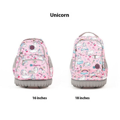 Children's trolley schoolbag student Korean-style backpack with rolling wheels and adjustable shoulder straps