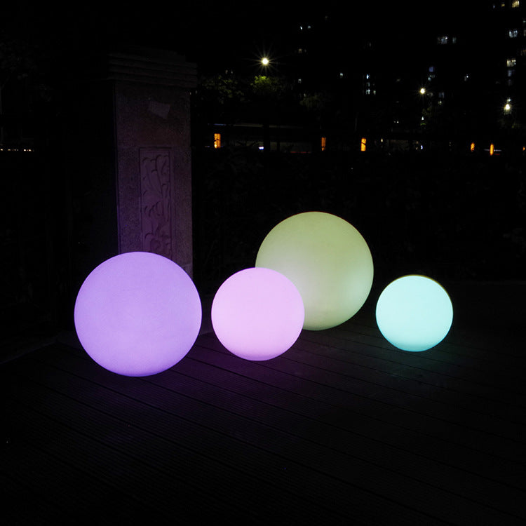 Outdoor waterproof colorful LED ball lights in various colors