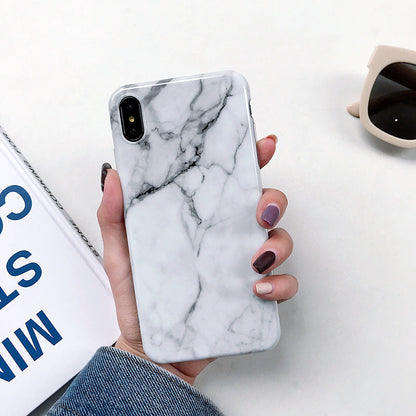 Smooth marbled silicone soft case for Apple iPhone 11 Pro Max