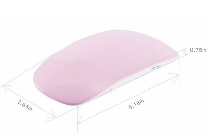 Portable 6W USB LED nail light therapy machine in white with compact design