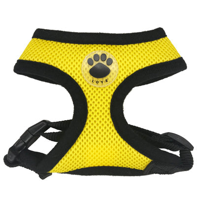 Breathable mesh dog harness by My Store, lightweight design with adjustable straps