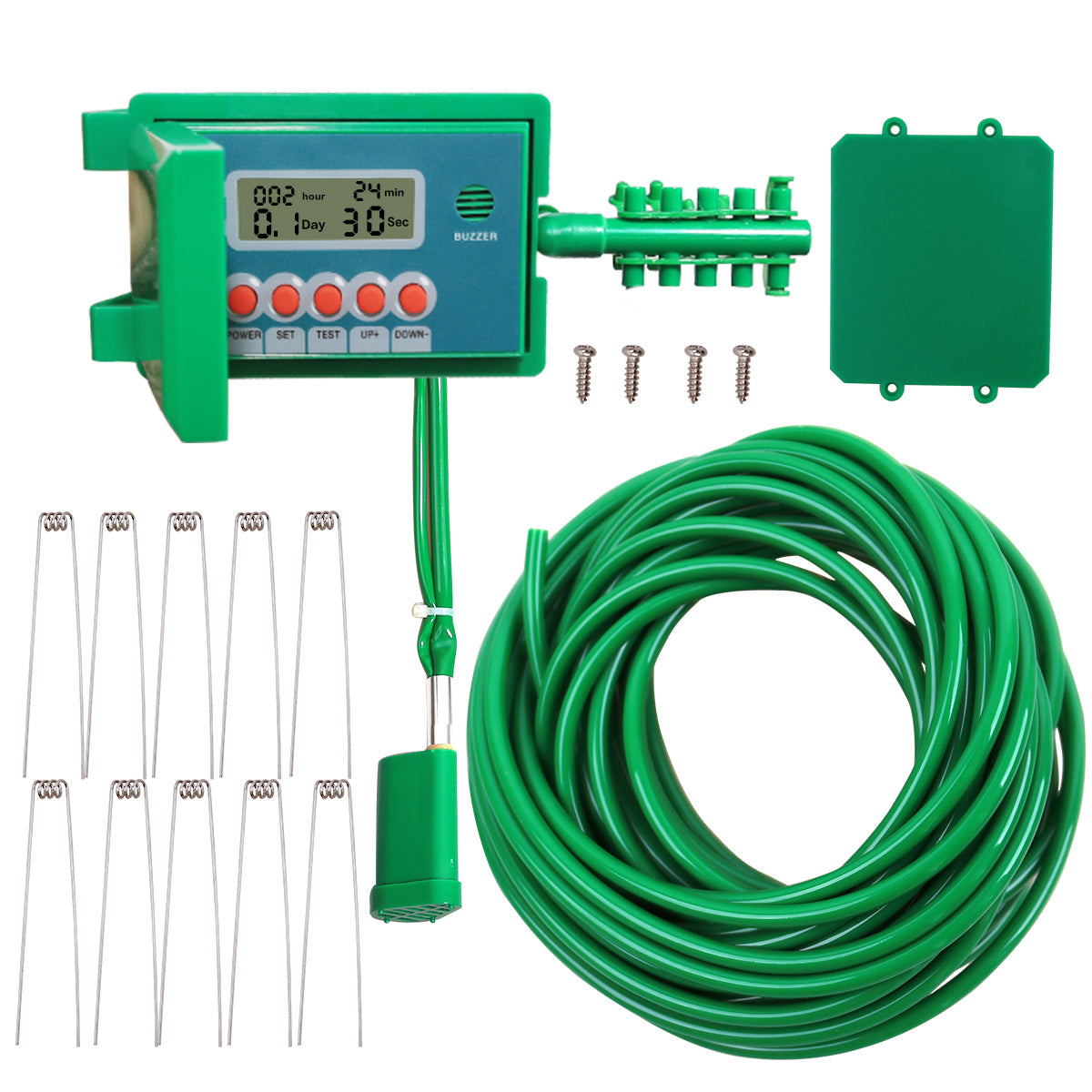 Automatic micro home drip irrigation watering kit with sprinkler and smart controller for garden